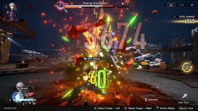 [Honkai: Star Rail] World 4 Difficulty 2 Fire Trailblazer Solo F2P смотреть онлайн