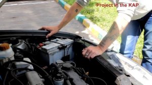 Установка ДХО в штатное место ПТФ  Нексии N150