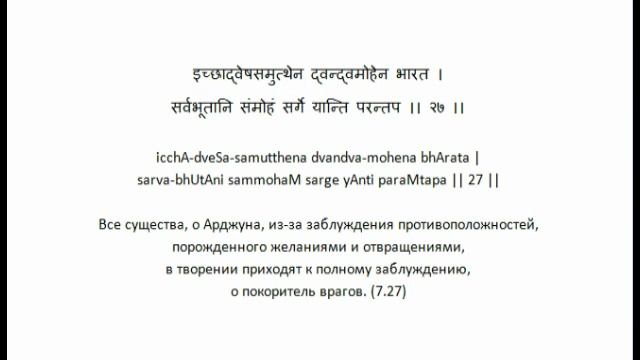 Бхагавад Гита курс Свамини Видьянанды Сарасвати - 251 Глава 7 Шлока 27.mp4