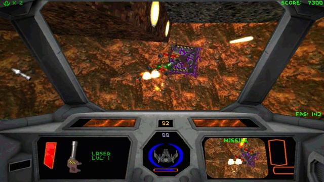 Descent 2: Vengeance - random level snippet смотреть онлайн