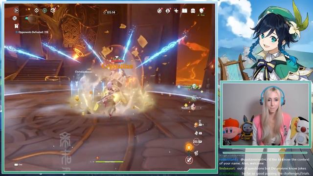 Venti's English Voice Actor plays GENSHIN IMPACT! Part 28: Co-op with Thoma's Voice Actor смотреть онлайн