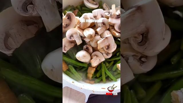 The Perfect Sides : Green Beans with Mushrooms Stir-Fry #mushroomrecipe #food #trending #viral смотреть онлайн