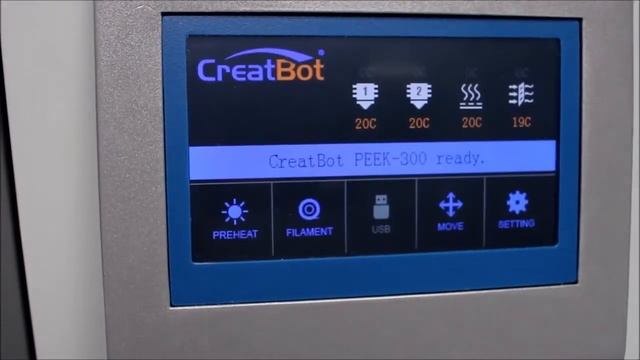 CreatBot 3D Printer PEEK-300 introduction and unboxing! смотреть онлайн