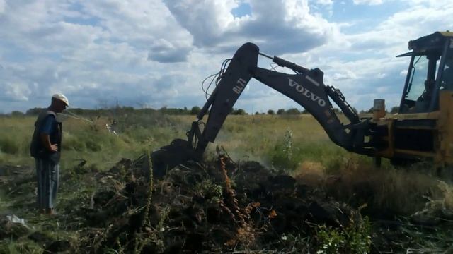 Корчёвка после выпилки сплошной поросли и деревьев смотреть онлайн