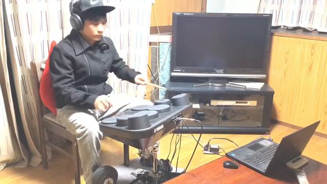 No one like you by Scorpions - Yamaha DD75 Drum Cover смотреть онлайн