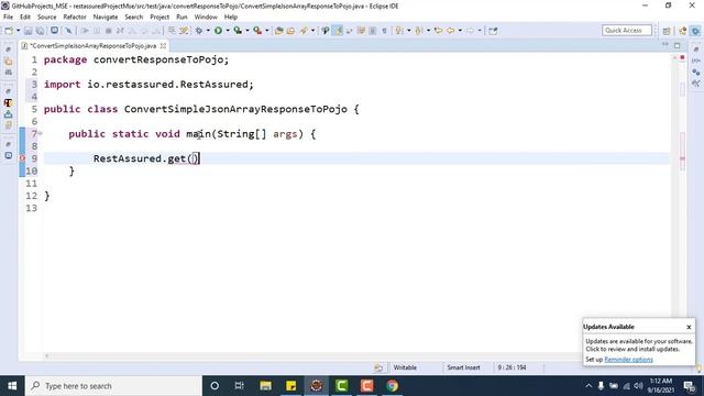 56. Convert Simple JSON Array Response To POJO Using Java Array To Extract Value From Response смотреть онлайн