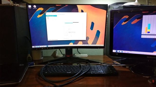 Распаковка AOC C24G2AE