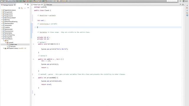 ANIKET WDKAR -Java Basic - Calling Methods in main method. смотреть онлайн