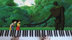 "Сastle in the Sky" theme. Piano cover. "Небесный замок Лапута" на пианино без нот.