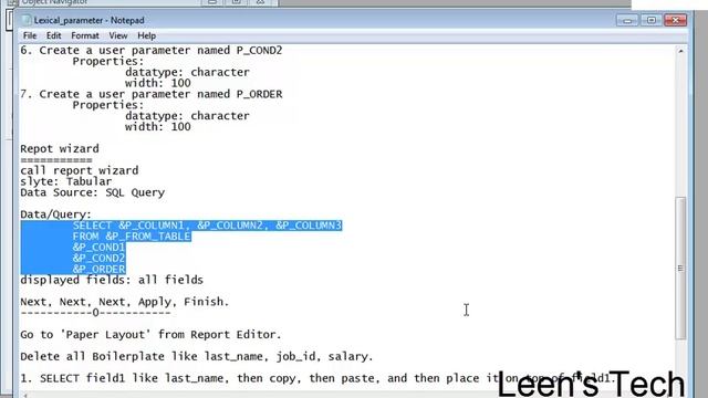 Oracle Reports 10g Tutorial in Bangla: Creating Parameter Report Using Lexical Reference смотреть онлайн