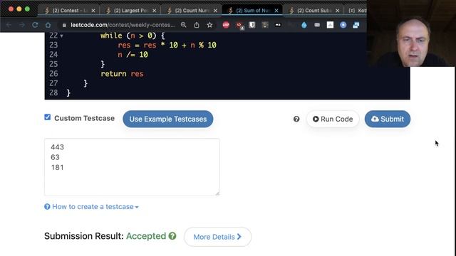 Leetcode Contest 315 in Kotlin (Q1, Q2, & Q3 Only) смотреть онлайн