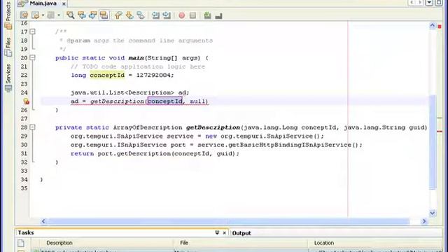 Using the Dataline SNOMED API in Java (NetBeans IDE) смотреть онлайн