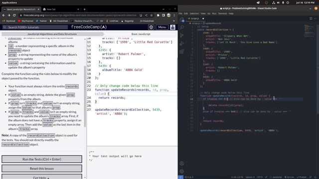 Solving JavaScript Problems Together #1 - Join Me for the freeCodeCamp Record Collection Exercise! смотреть онлайн