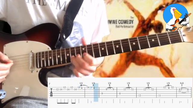 Bad Ambassador - Divine Comedy - Guitar Solo & Tab смотреть онлайн