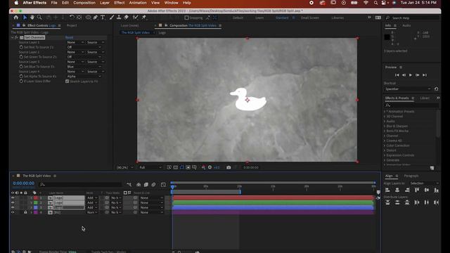 Create the RGB Split Effect in After Effects | Glitch Splitting Effect смотреть онлайн
