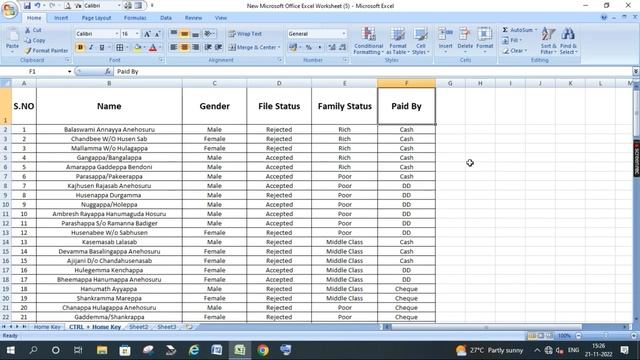 Microsoft Excel Important 10 Keyboard Shortcut Keys In Kannada @KannadaComputerGuru