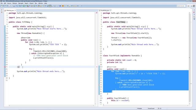5 Using Threads API Fifth Way смотреть онлайн