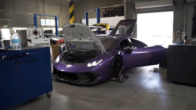 Trying to break a 1,400whp twin turbo Huracan!?! смотреть онлайн