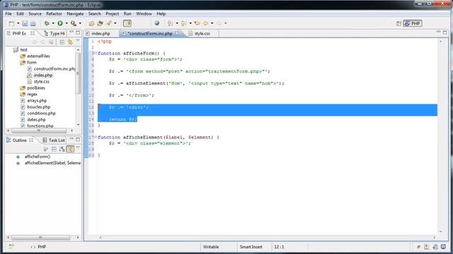 Formation PHP 5.4 : Construction d'un formulaire (22/52) смотреть онлайн
