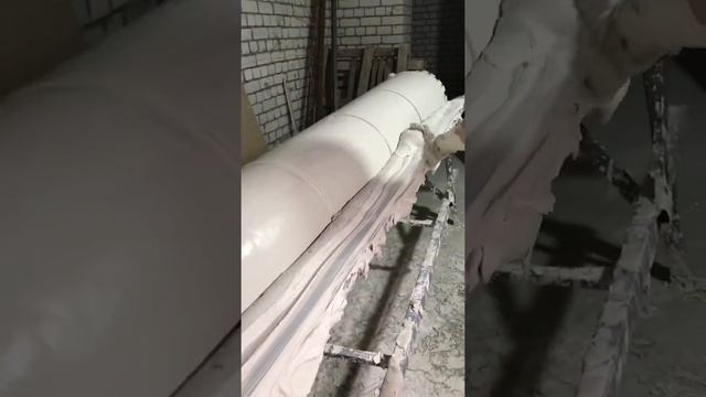 Процесс изготовления колонны из гипса. смотреть онлайн
