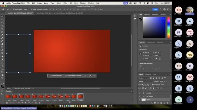 Hasilkan GIF dalam photoshop ( CFT1063 Tutorial Week 4) смотреть онлайн