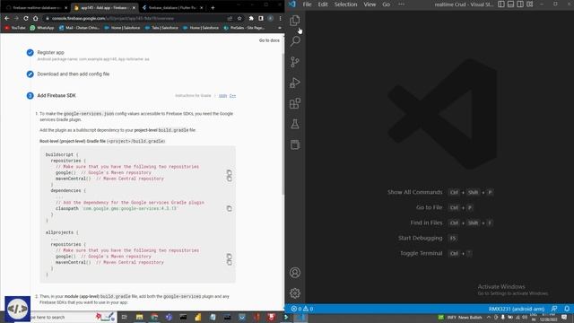 Firebase realtime database flutter смотреть онлайн
