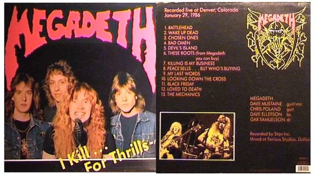 Megadeth Live In Denver 1986 01 29 10 Looking Down The Cross