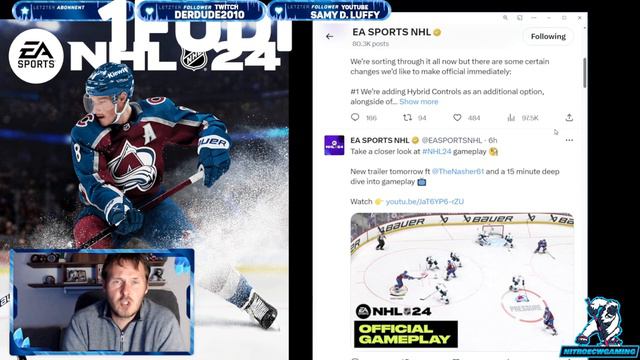 NHL 24 - Tech. Test - Erste Änderungen - Game Play Trailer смотреть онлайн