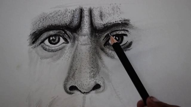 rock hyper realistic sketch full video | step by step смотреть онлайн