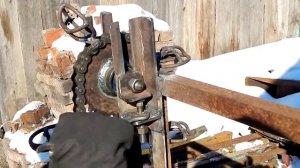 Варим цепь транспортера картофелесажалки .