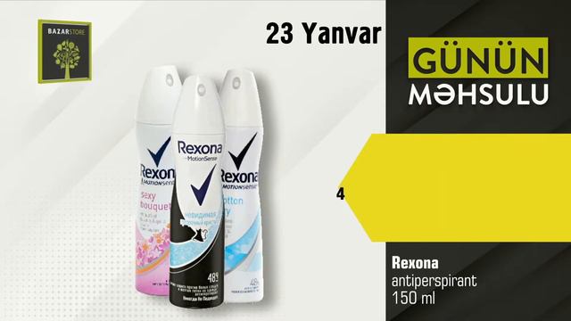 Günün məhsulu - Rexona antiperspirant смотреть онлайн