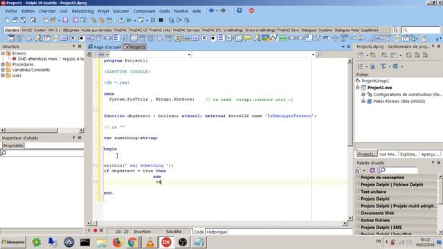 Anti-Debugger method in Delphi смотреть онлайн