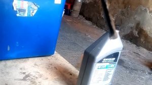 Замена масла в редукторе 2тактного лодочного мотора Хангкай 9,9
