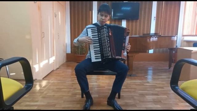 Худяшов Тимур. ДМШ № 12. г.Ленинск-Кузнецкий. М.Скорульский Прелюдия d-moll. смотреть онлайн