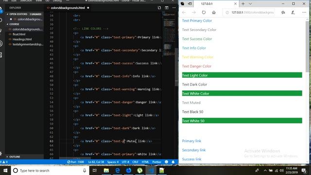 Bootstrap In Hindi || Colors & Background смотреть онлайн