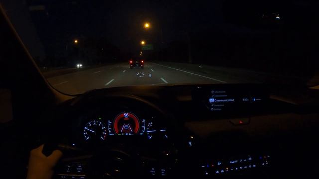 2024 Mazda CX-90 Preferred Plus - POV Night Drive 4K (Binaural Audio) 8 Speaker Sound System смотреть онлайн