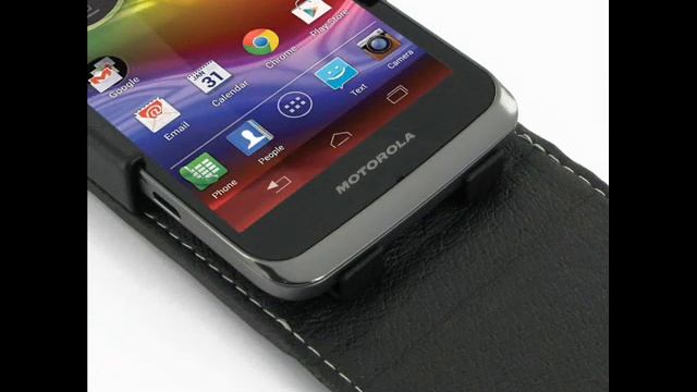 PDair Leather Case for Motorola Electrify M XT901 - Flip Top Type (Black) смотреть онлайн