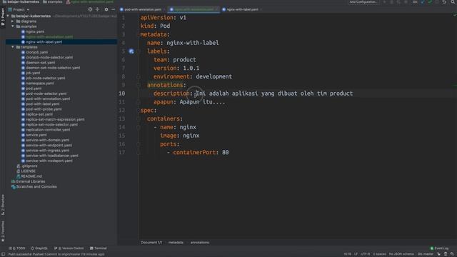 Belajar Kubernetes - 9 Annotation смотреть онлайн
