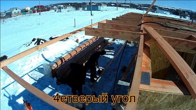 Коньковый прогон. СИП панельный дом от фундамента до крыши 5 Чердачное перекрытие готово смотреть онлайн
