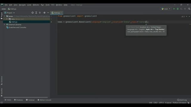 Build News Search project within 4 lines in python || Python Project || Python for Beginners смотреть онлайн