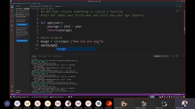 ICS3U How to make a "def" in Python смотреть онлайн