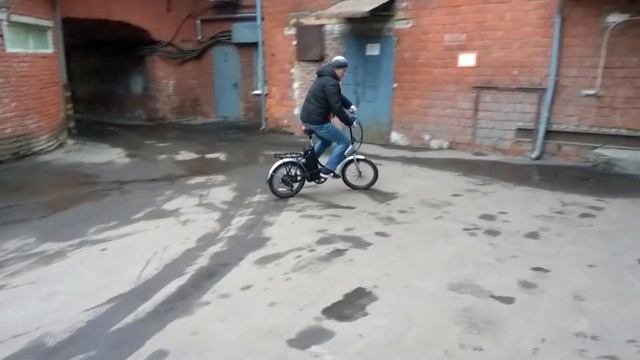 Самый лучший складной электровелосипед Eltreco Good 250W смотреть онлайн