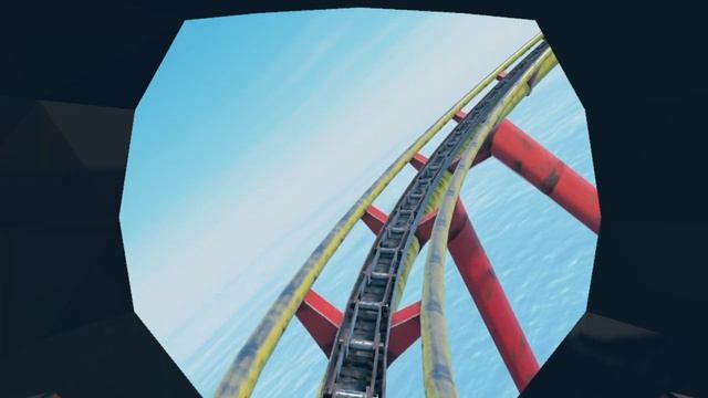 Epic roller coaster VR Oculus rift Tropical island Adventure in 3D For VR BOX or Google Cardboard смотреть онлайн