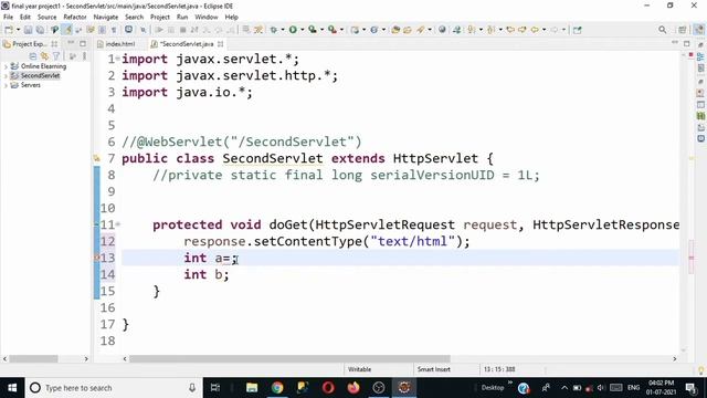 HttpServletRequest in Servlet | #ServletTutorial6 смотреть онлайн