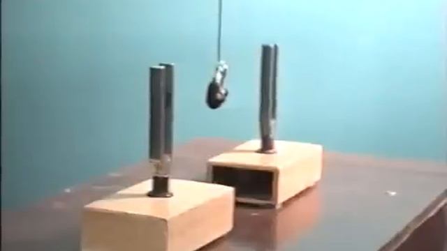Акустический резонанс Опыт с камертонами смотреть онлайн