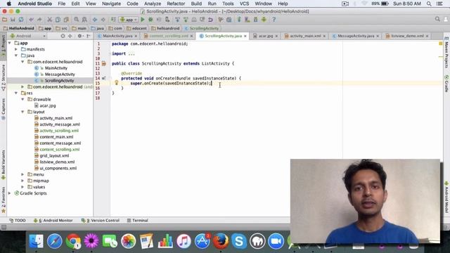 Using a ListActivity to display and manage a List of Items смотреть онлайн