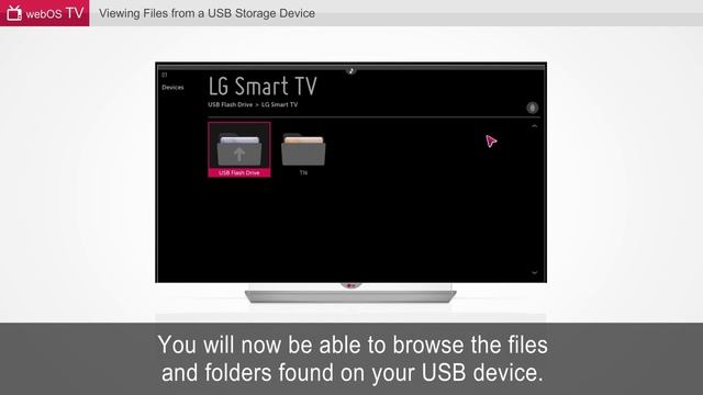 LG TV Viewing Files From A USB Storage Device WebOS