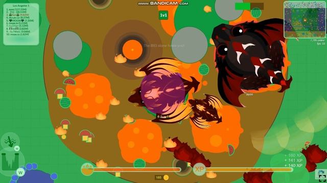 Phoenix kills Black Dragon, BD vs KD, BD vs Scorpion. Mope.io смотреть онлайн