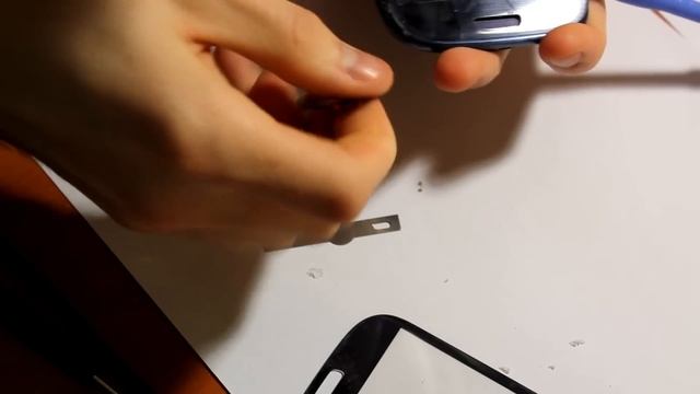 Замена ТОЛЬКО защитного стекла на Samsung Galaxy S3 смотреть онлайн
