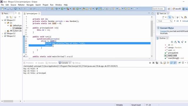 Bloque J. Concurrente 3.2: Condicion de Guarda, wait y notifyAll смотреть онлайн